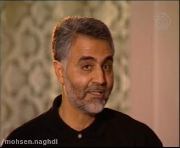 اشک های سردار شهید سلیمانی در فراق شهید احمد کاظمی